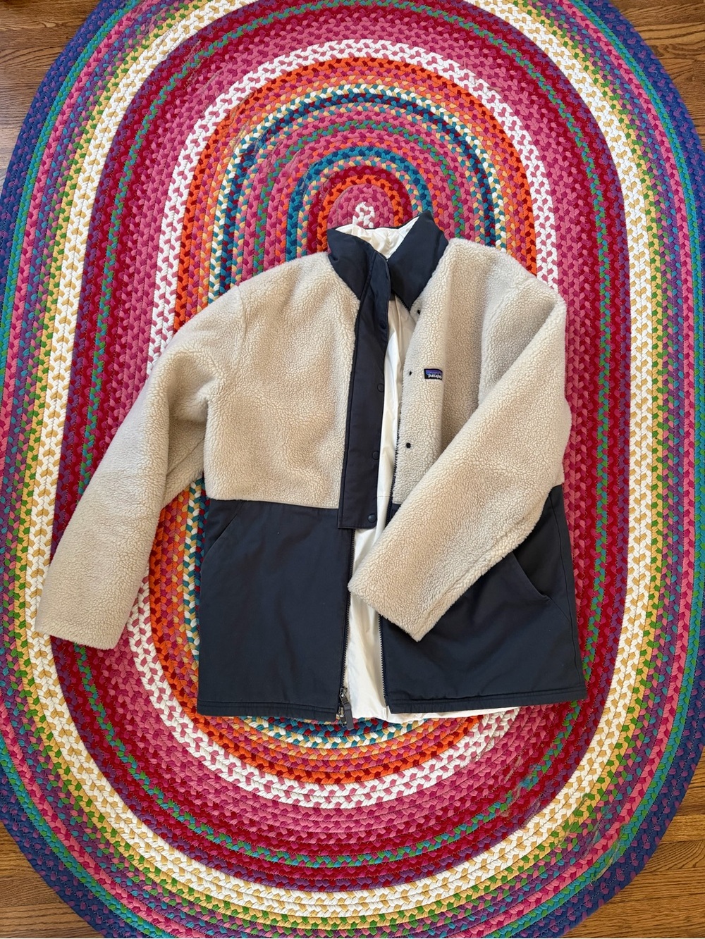Patagonia fleece bar coat